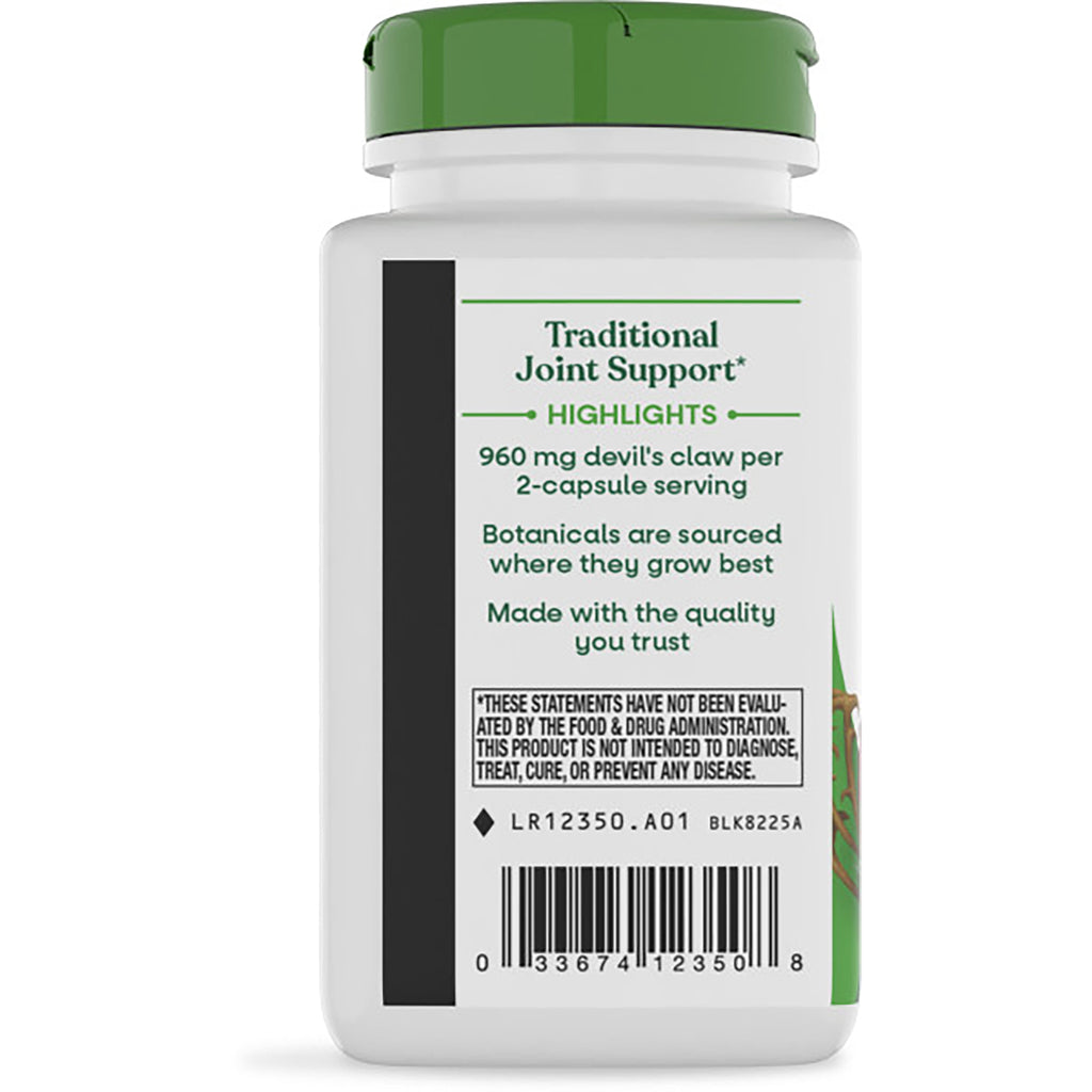 NW836 | back of white supplement bottle with green cap showing gluten free text, vegan and recycling icons, contact info - Thumbnail