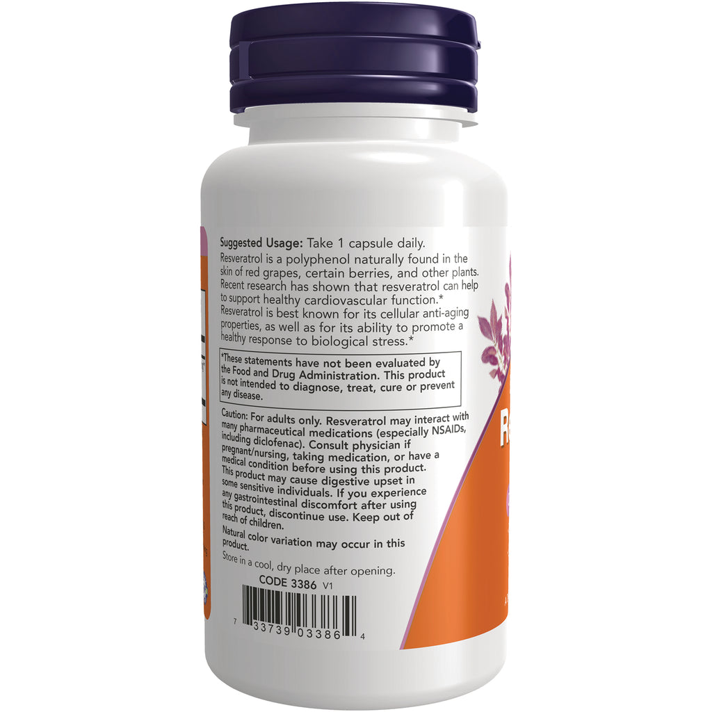 NWF1435 | Back label of white supplement bottle showing suggested usage, warnings, and barcode - Thumbnail