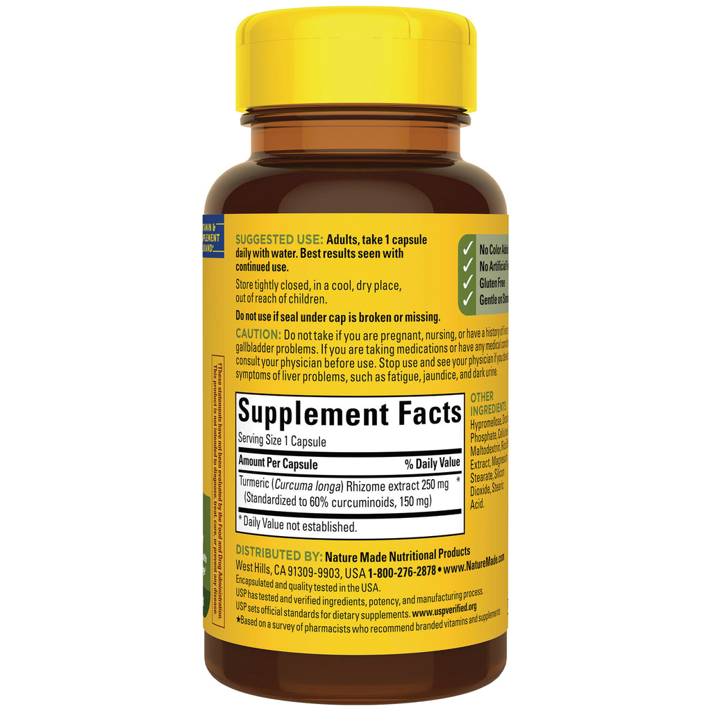 NTM186 | back of brown supplement bottle showing Supplement Facts panel, suggested use, and ingredients - Thumbnail