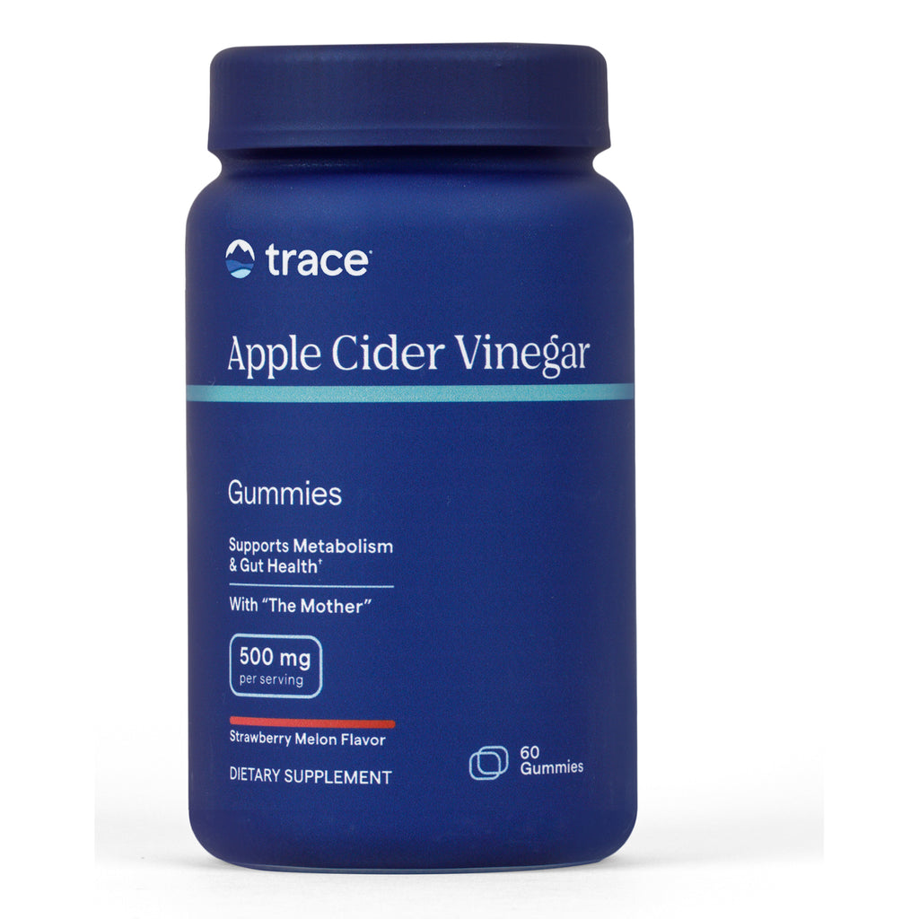 TM107 | Trace Apple Cider Vinegar Gummies, Strawberry Melon flavor, 500 mg per serving, 60 gummies bottle - Thumbnail