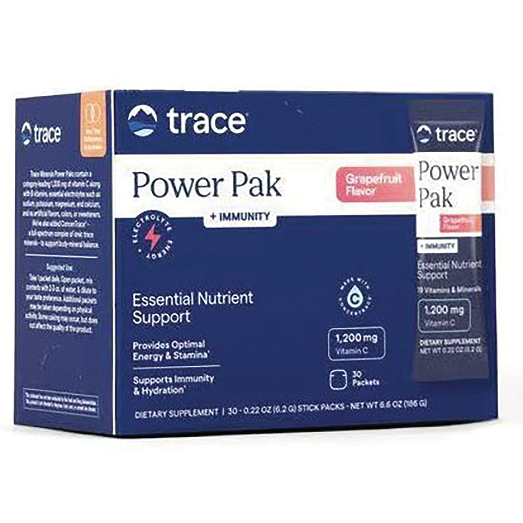 TM148 | Trace Power Pak + Immunity, Grapefruit Flavor, 30 packets with 1,200 mg Vitamin C - Thumbnail
