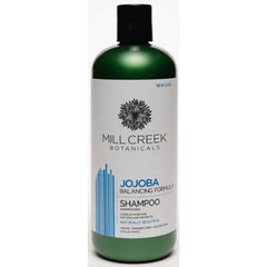 MCB014 | Mill Creek Botanicals Jojoba Balancing Formula shampoo bottle front label