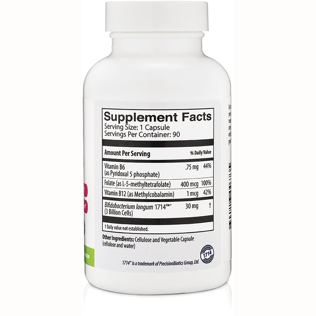 JTR014 | back of white supplement bottle showing Supplement Facts panel with serving size, nutrients, and other ingredients - Thumbnail