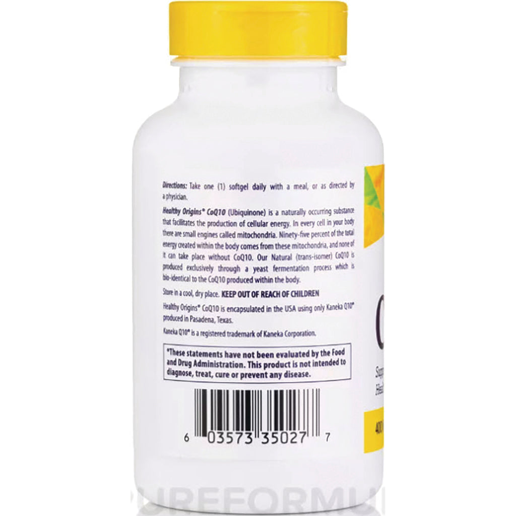 HRG033 | Back label of white supplement bottle showing directions text, KEEP OUT OF REACH OF CHILDREN notice, and barcode - Thumbnail