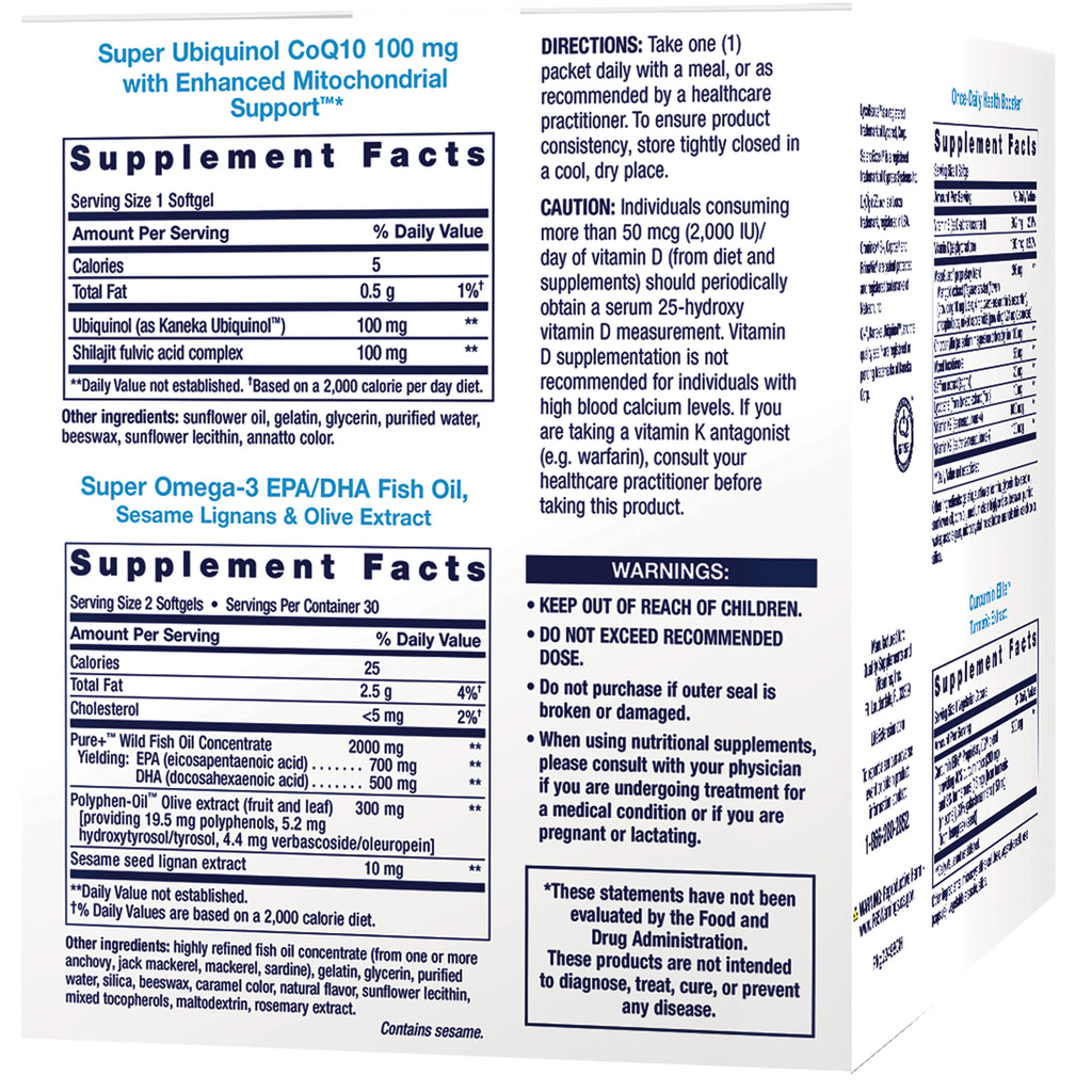 LE495 | Back of supplement box showing Supplement Facts panels, warnings, directions, and ingredient list - Thumbnail