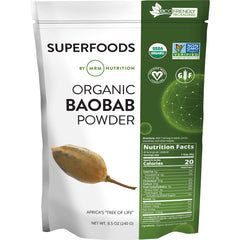 MRM048 | Front pouch of MRM Nutrition Organic Baobab Powder showing product name and front artwork