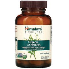HHH010 | Himalaya Organic Gymnema herbal supplement bottle with 60 caplets label