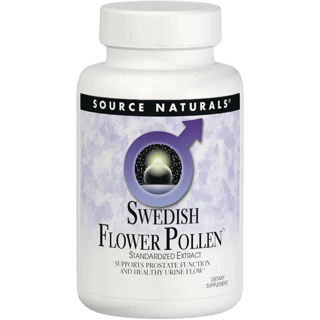 SN675 | Source Naturals Swedish Flower Pollen standardized extract dietary supplement bottle - Thumbnail