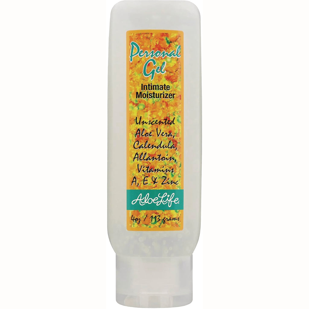 ALI010 | Personal Gel intimate moisturizer bottle labeled Unscented Aloe Vera Calendula, 4 oz - Thumbnail