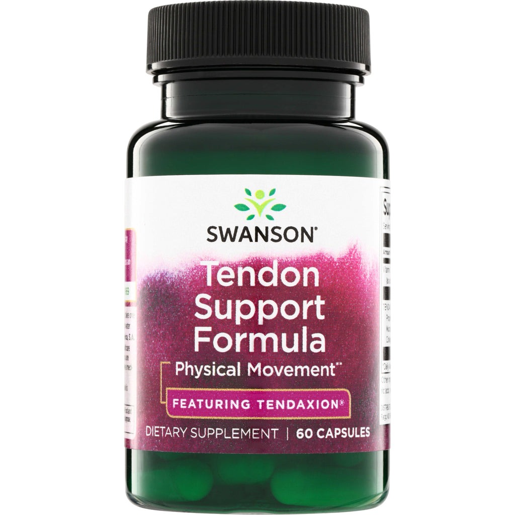 SWU725 | Swanson Tendon Support Formula bottle, Physical Movement, Featuring Tendaxion, 60 capsules - Thumbnail