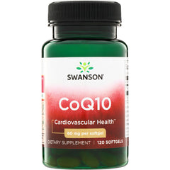 SWU611 | Swanson CoQ10, Cardiovascular Health, 60 mg per softgel, 120 softgels