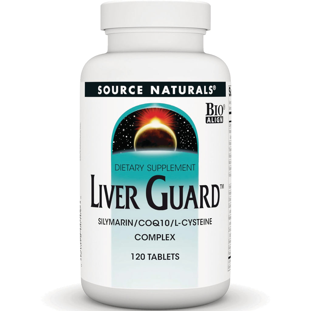 SN773 | Source Naturals Liver Guard dietary supplement, silymarin/CoQ10/L-cysteine complex, 120 tablets - Thumbnail