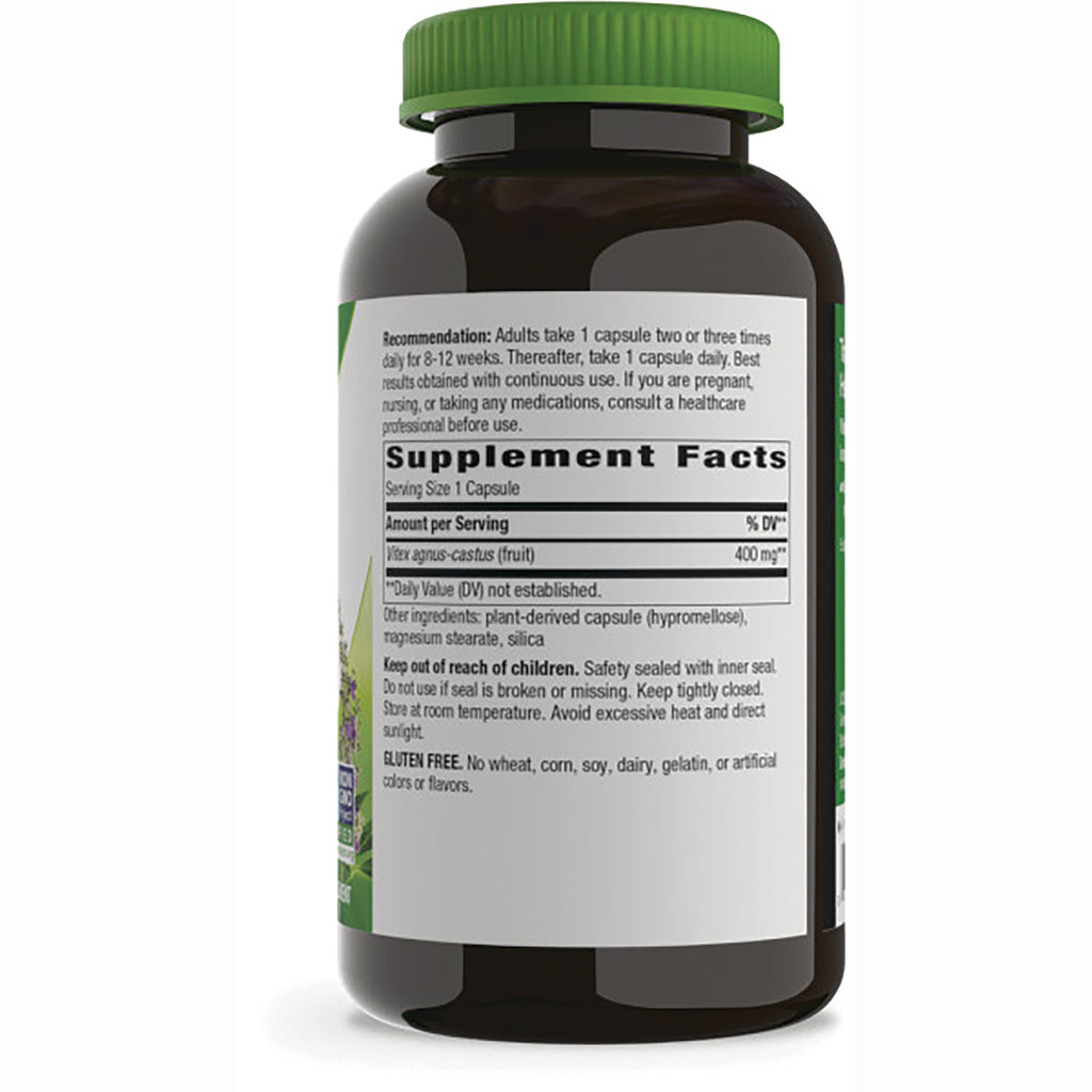 NW1055 | Back of supplement bottle showing Supplement Facts panel, serving size, ingredients and usage instructions - Thumbnail