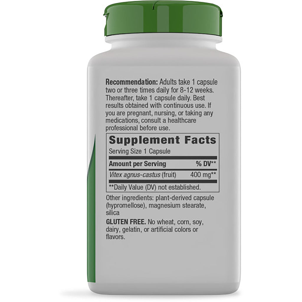 NW1055 | Back of supplement bottle showing Supplement Facts panel, serving size, ingredients and usage instructions - Thumbnail