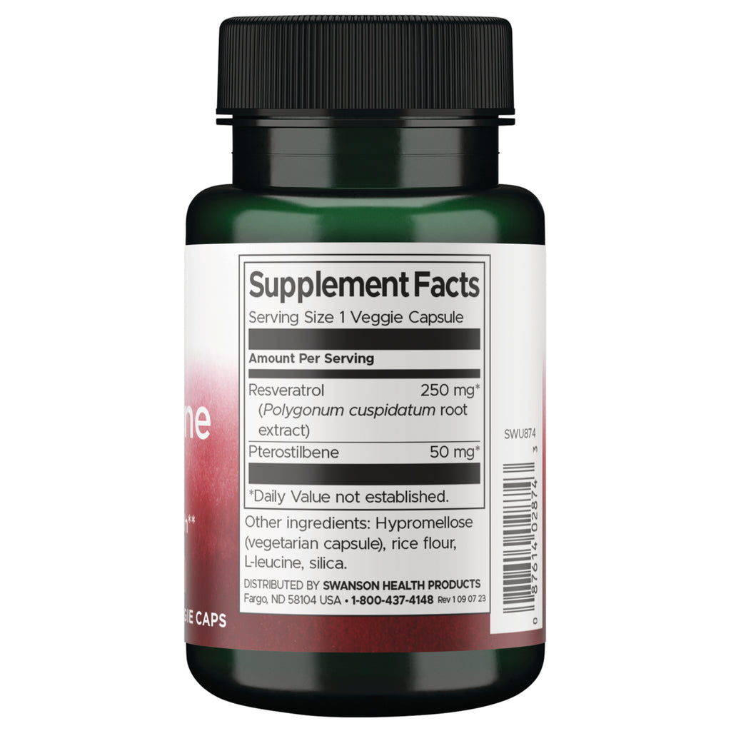 SWU874 | Supplement Facts: Serving size 1 veggie capsule - Thumbnail