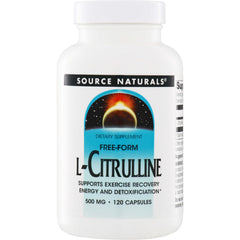 SN298 | Source Naturals Free-Form L-Citrulline dietary supplement, 500 mg, 120 capsules