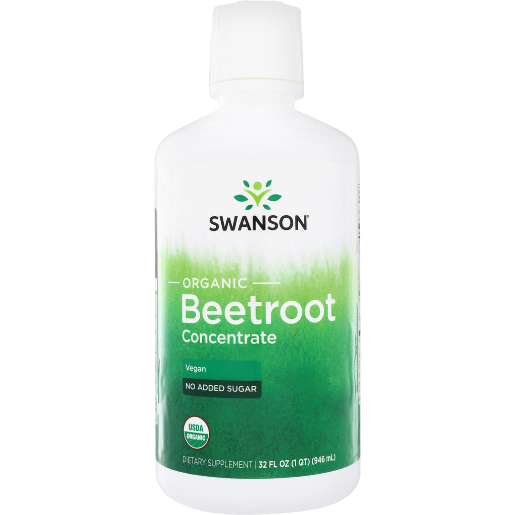 SWF211 | Swanson Organic Beetroot Concentrate bottle, Vegan, No Added Sugar, USDA Organic, 32 fl oz - Thumbnail