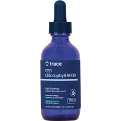 TM160 | Trace Chlorophyll 6000 liquid supplement dropper bottle, natural mint flavor, 2 fl oz