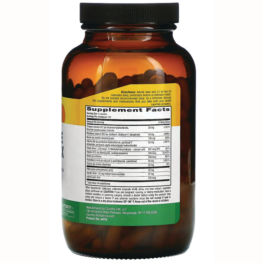 CRL562 | back label showing Supplement Facts panel and capsules inside amber bottle - Thumbnail