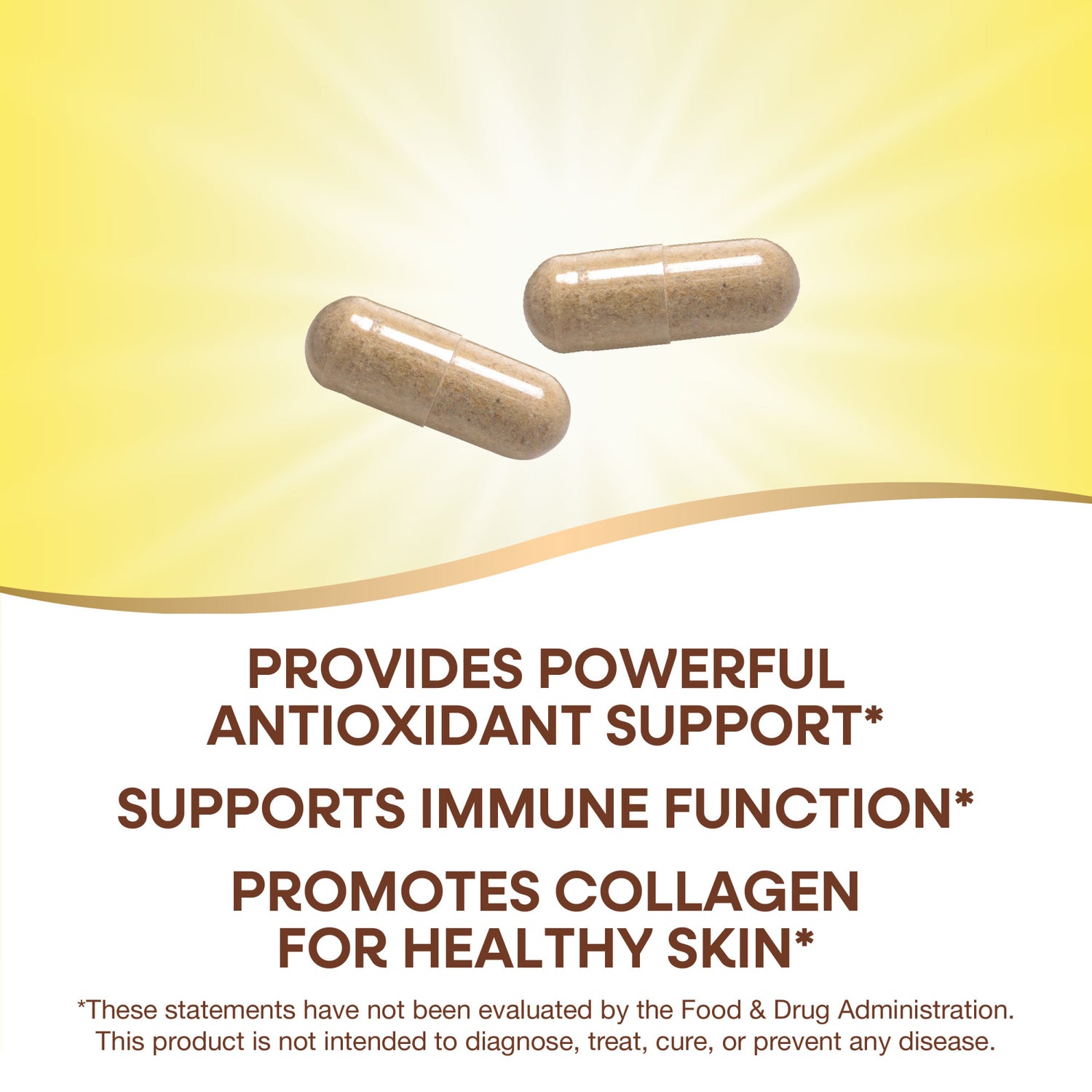 NW344 | Two capsules with claims: antioxidant support, immune function, and healthy skin