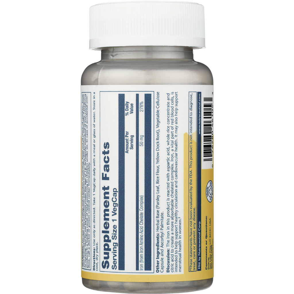 SLR363 | back of supplement bottle showing Supplement Facts panel, ingredients and barcode - Thumbnail