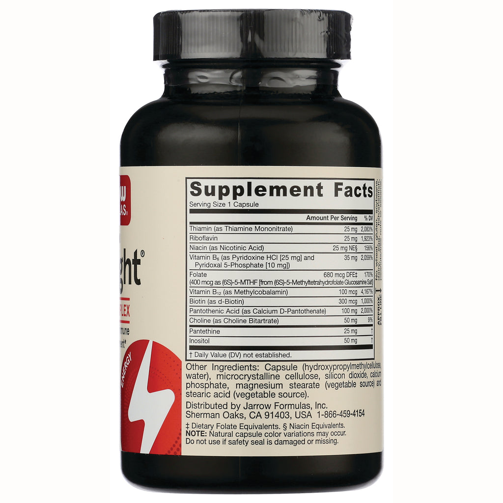 JR009 | supplement bottle back showing Supplement Facts panel and ingredient list - Thumbnail