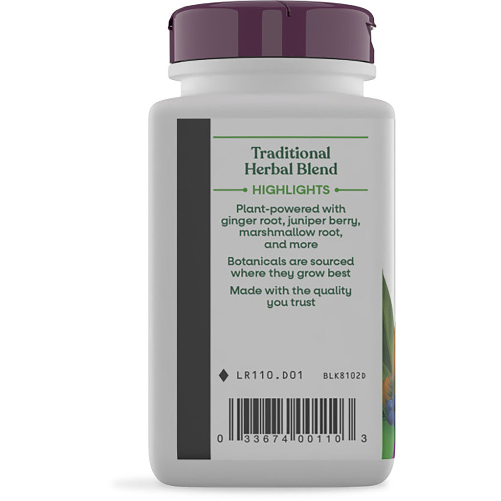 NW091 | Back label showing safety warnings, gluten free statement, contact info and vegan and recycling logos - Thumbnail