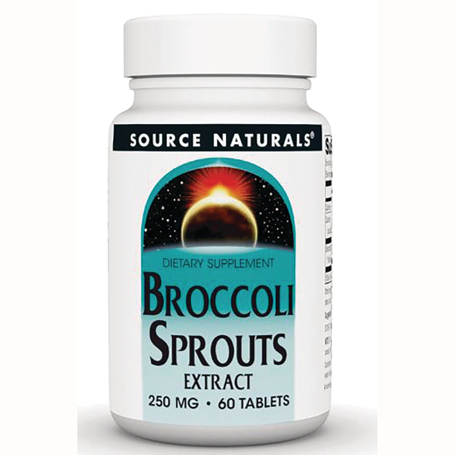 SN971 | Source Naturals Broccoli Sprouts Extract dietary supplement, 250 mg, 60 tablets