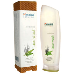 HHH031 | Himalaya Botanique hydrating face wash bottle and box with aloe vera illustration