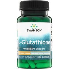 SW853 | Swanson L-Glutathione supplement, Antioxidant Support, 100 mg per capsule, 100 capsules