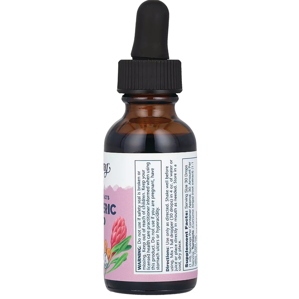 SLR413 | Back label of amber dropper bottle with directions, warning, and supplement facts - Thumbnail