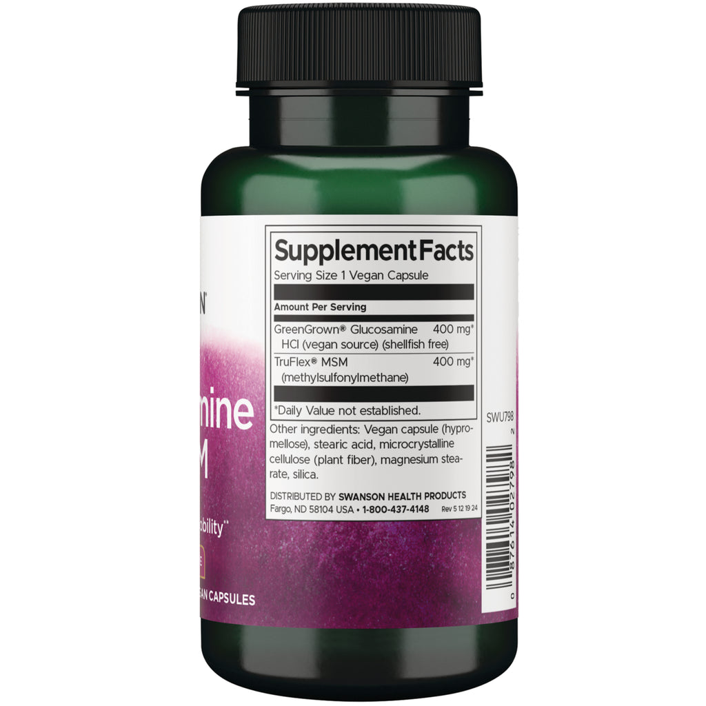 SWU798 | Back label with Supplement Facts - Thumbnail