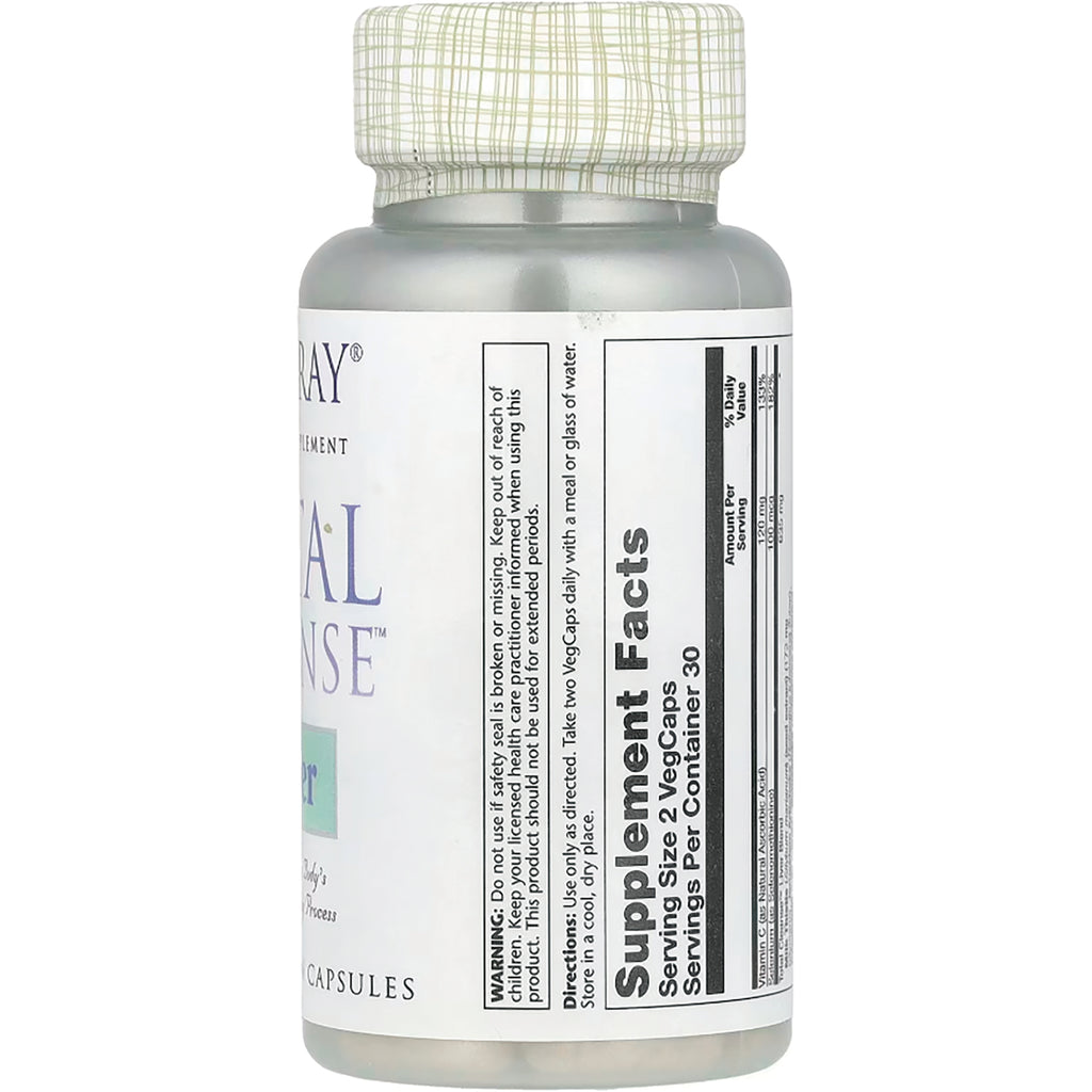 SLR410 | back of supplement bottle showing Supplement Facts panel and label text - Thumbnail