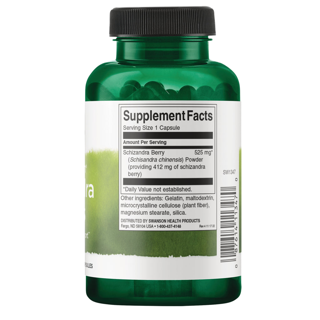 SW1347 | Back label with supplement facts and serving information - Thumbnail
