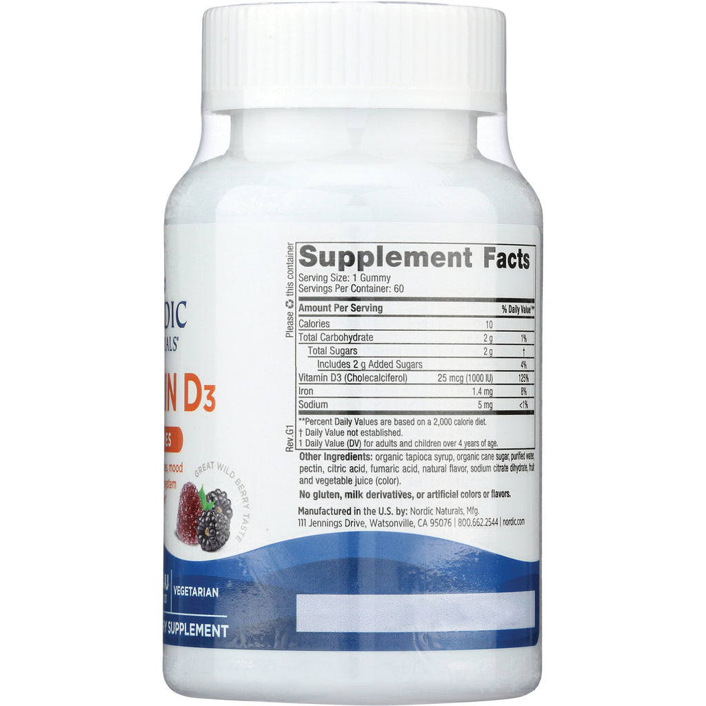 NRN070 | Back of white supplement bottle showing Supplement Facts panel and ingredient text - Thumbnail