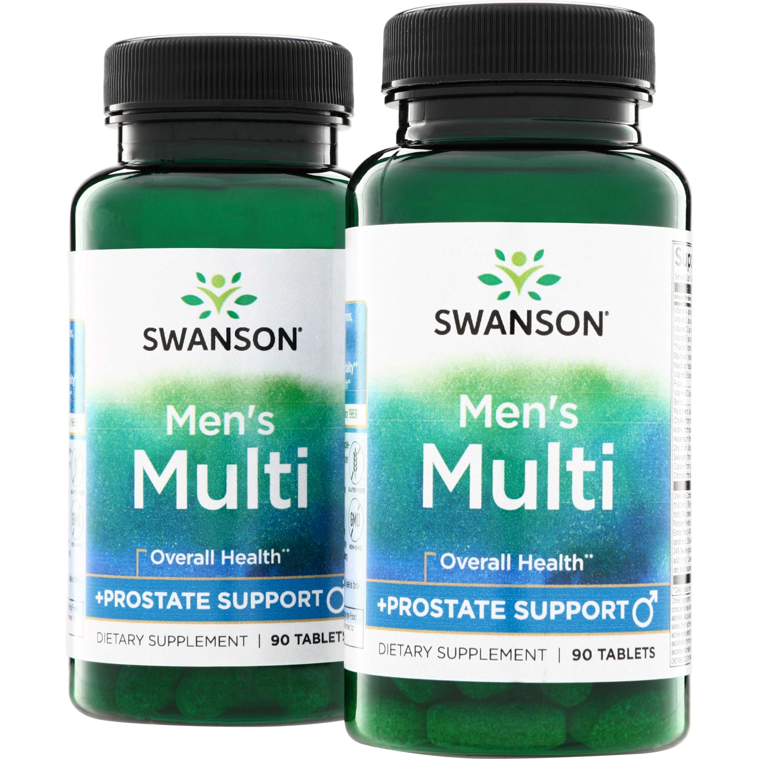 SW1951 | Swanson Men's Multi, Overall Health and Prostate Support, 90 tablets, front of bottle