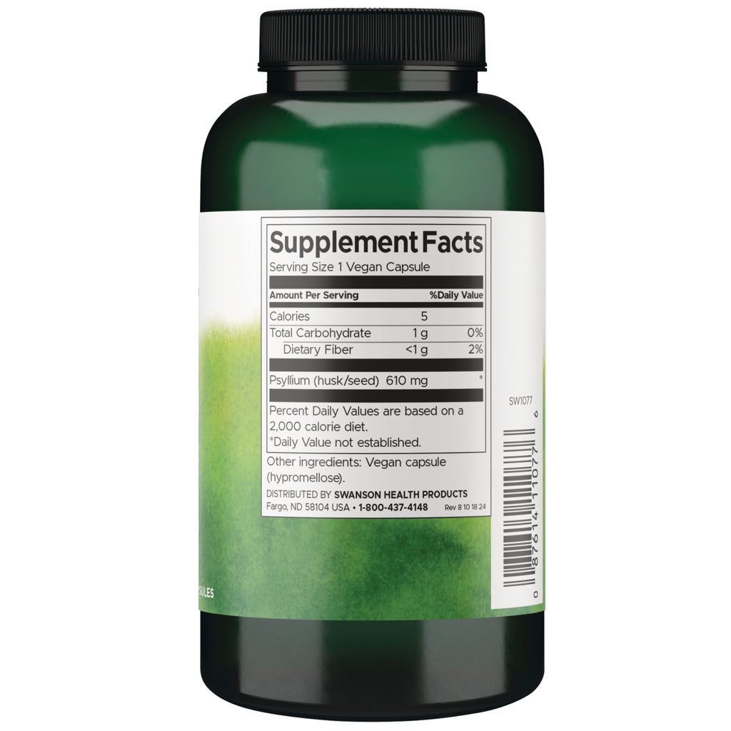 SW1077 | Back label with Supplement Facts - Thumbnail