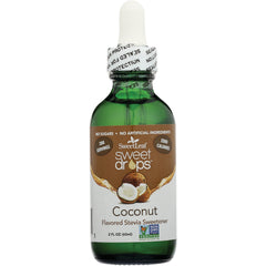 WA043 | SweetLeaf Sweet Drops Coconut stevia sweetener, 2 fl oz dropper bottle