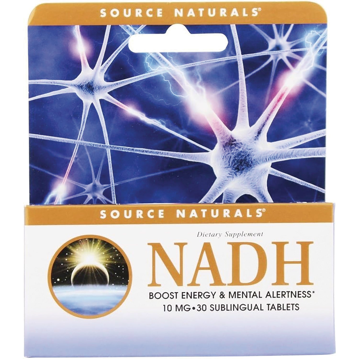 SN700 | Source Naturals NADH dietary supplement, 10 mg, 30 sublingual tablets