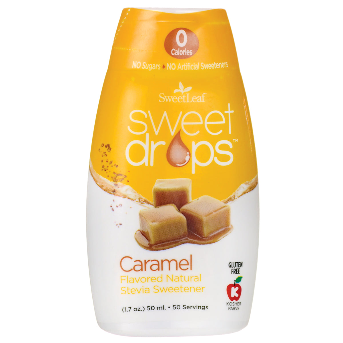 WA083 | SweetLeaf Sweet Drops Caramel stevia sweetener, 0 calories, 50 ml bottle