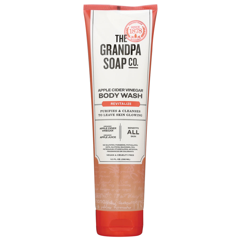 GP034 | The Grandpa Soap Co. Apple Cider Vinegar Body Wash tube, revitalizing formula, 9.5 fl oz - Thumbnail