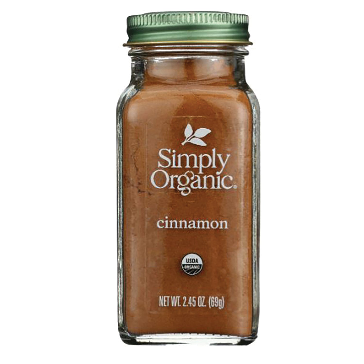 SMP009 | Simply Organic cinnamon, 2.45 oz (69 g) bottle