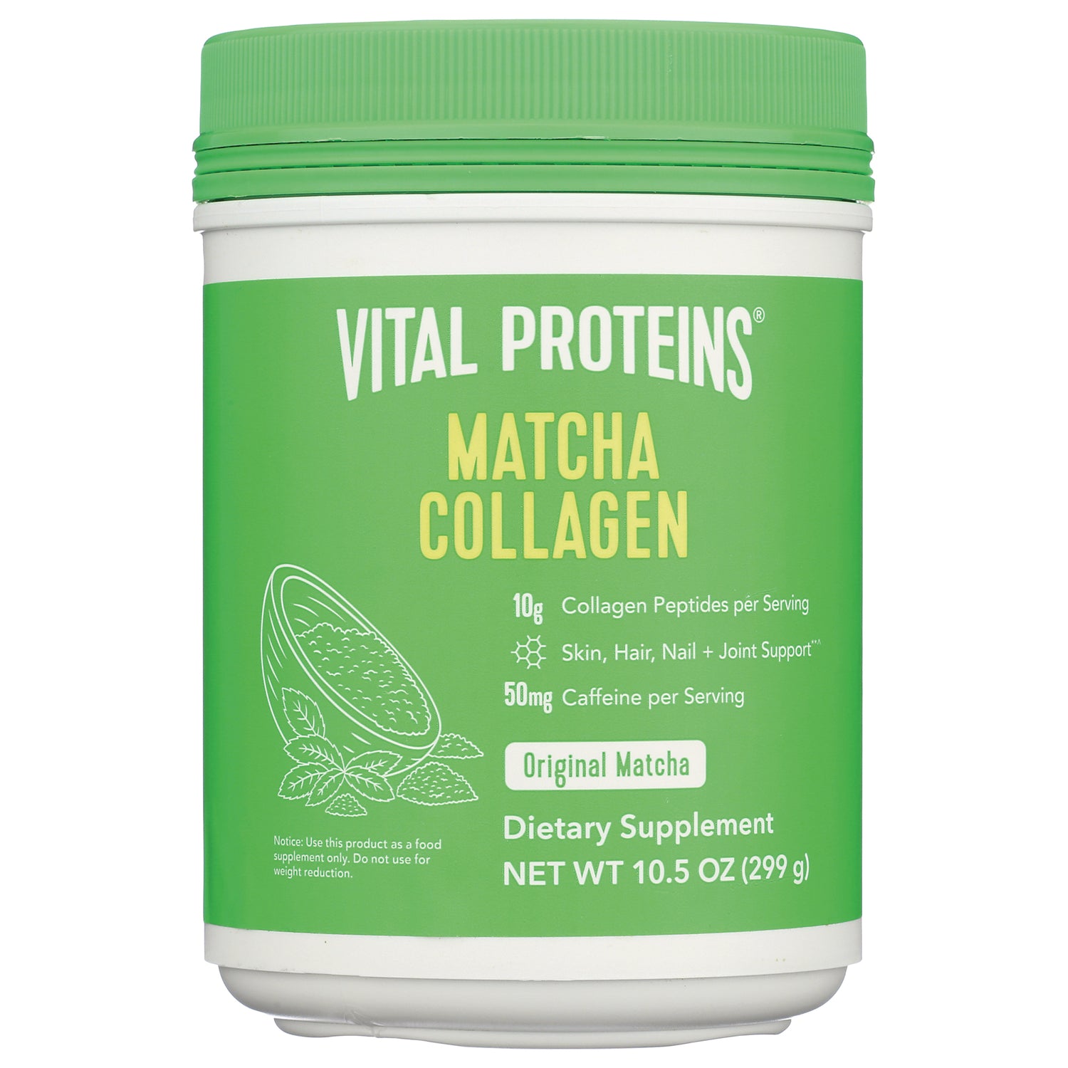VPR058 | Vital Proteins Matcha Collagen powder, Original Matcha, 10.5 oz