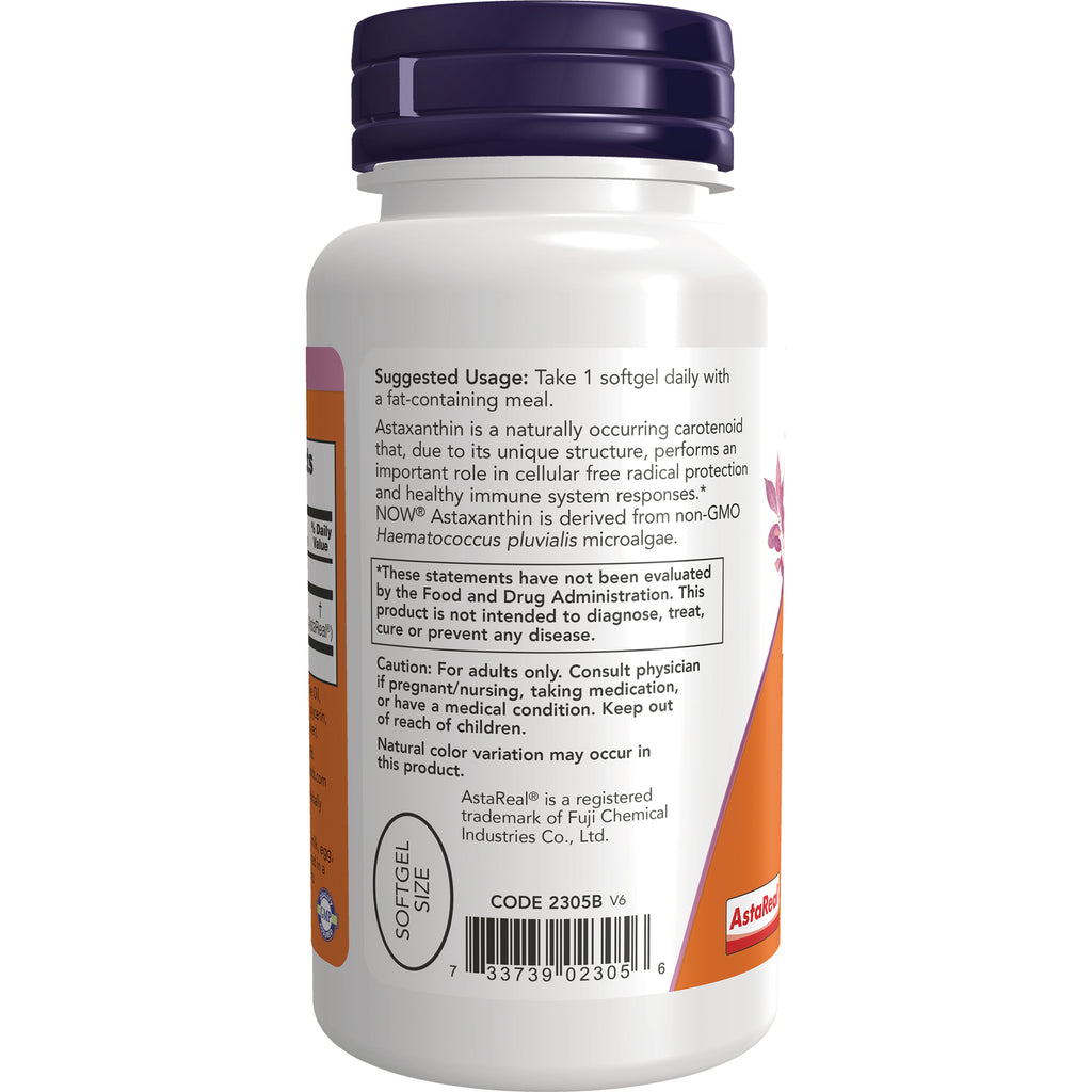 NWF1126 | Back of white supplement bottle showing suggested usage, caution text and barcode - Thumbnail