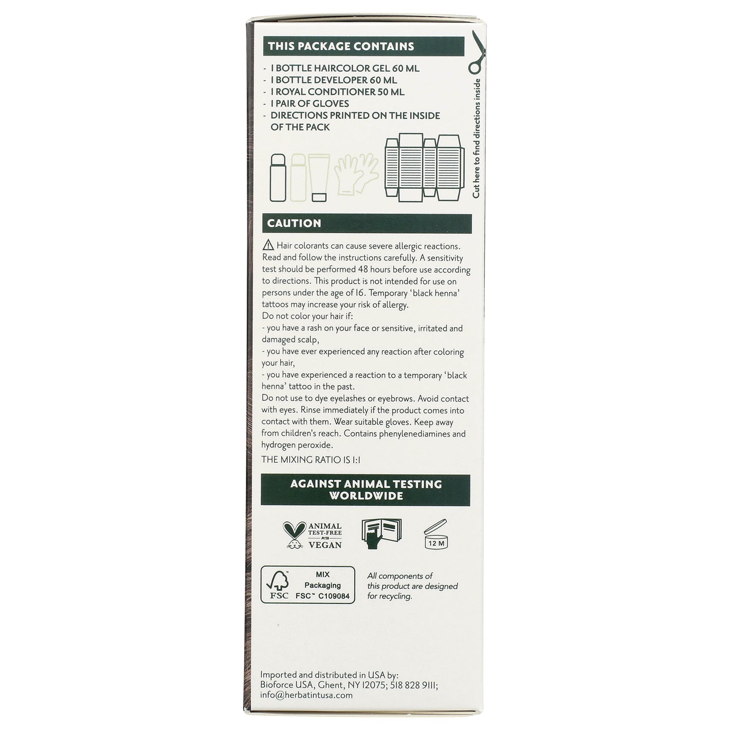 Permanent Haircolor Gel 5N Light Chestnut