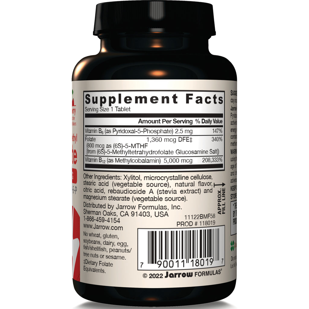 JR307 | back of brown supplement bottle showing Supplement Facts panel, ingredients list and barcode - Thumbnail
