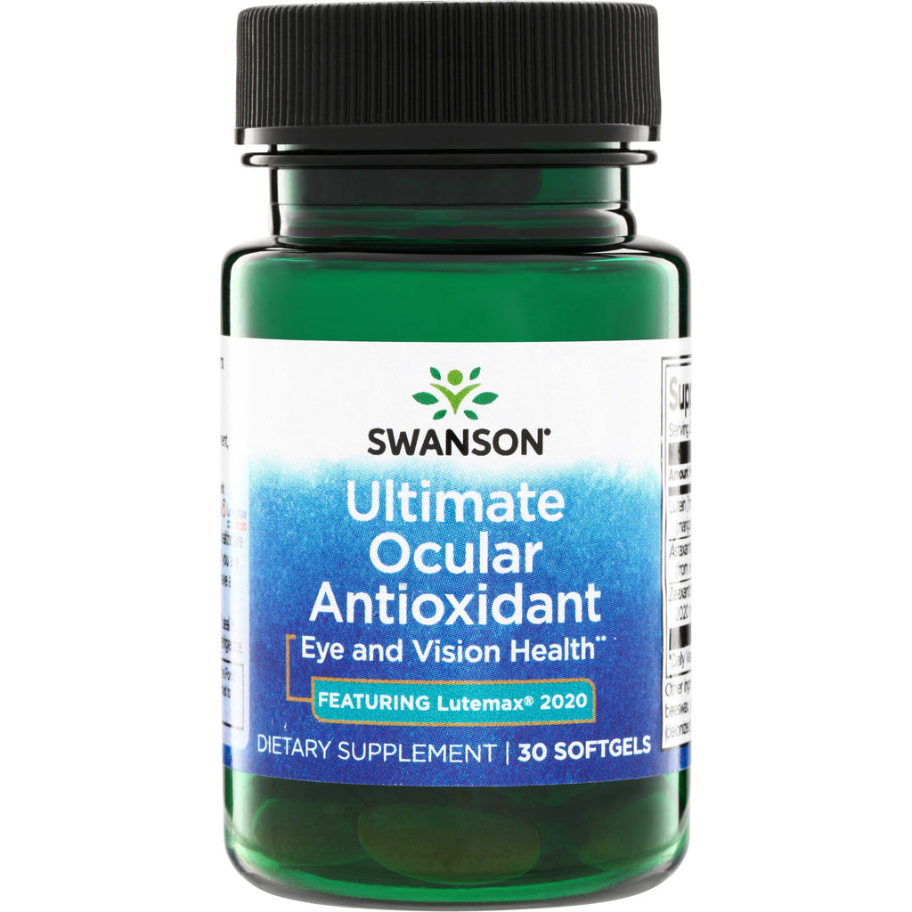 SWU868 | Swanson Ultimate Ocular Antioxidant softgels, Featuring Lutemax 2020, 30 softgels - Thumbnail