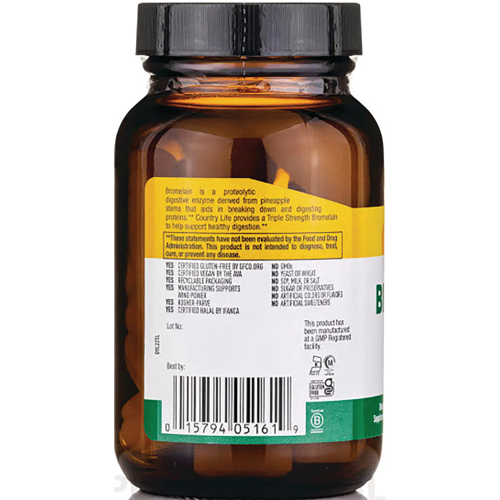 CRL282 | amber supplement bottle back showing label with ingredients, certifications, and barcode - Thumbnail