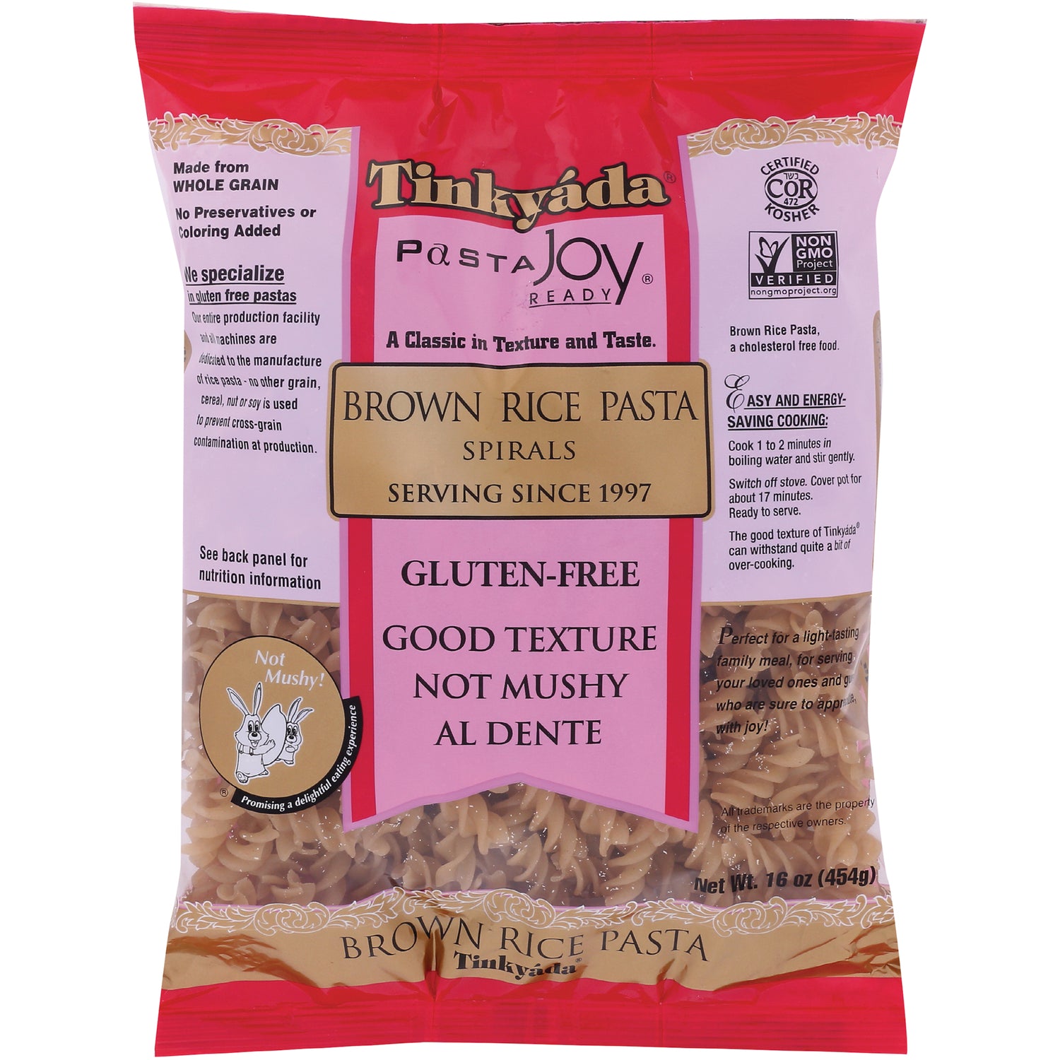 Brown Rice Pasta Spirals – Swanson Vitamins