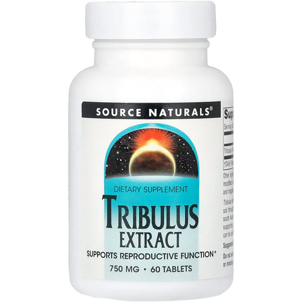 SN496 | Source Naturals Tribulus Extract dietary supplement, 750 mg, 60 tablets - Thumbnail